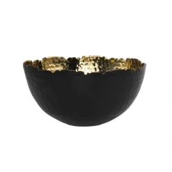 Discount 33551 6.5" BLACK AND GOLD FRUIT BOWL - cozylivehome.com | we sell a wide range of comfortable household items Giftware