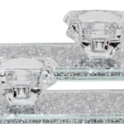 182977 2 Crystal Candle Holder on Mirror Stand - cozylivehome.com | we sell a wide range of comfortable household items^ Shop All