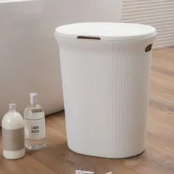 Best Sale 1120 40 L Ribbed Laundry Hamper, - cozylivehome.com | we sell a wide range of comfortable household items Housewares