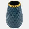 Best Sale 15737-02 9" Textured Vase, Teal - cozylivehome.com | we sell a wide range of comfortable household items Giftware