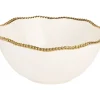 Store 16271 8" White Gold Beaded Bowl - cozylivehome.com | we sell a wide range of comfortable household items Giftware