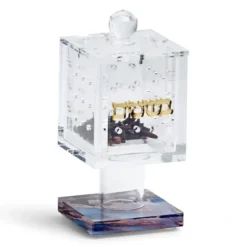 185005 Acrylic Besomim Holder Blue Base With Gold Embossed Lettering - cozylivehome.com | we sell a wide range of comfortable household items^ Shop All