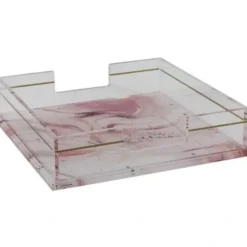182429 Acrylic Flat Napkin Holder - Marble Design - cozylivehome.com | we sell a wide range of comfortable household items^ Shop All