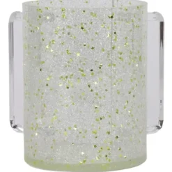 59980 Acrylic Wash Cup With Gold Glitter And Stars - Clear Handles - cozylivehome.com | we sell a wide range of comfortable household items^ Shop All