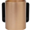 57192 Acrylic Washing Cup Gold Black Handles 5" - cozylivehome.com | we sell a wide range of comfortable household items^ Shop All