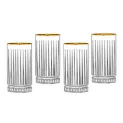 28276 AVENUE HB WITH GOLD RIM Set Of 4 - cozylivehome.com | we sell a wide range of comfortable household items^ Shop All