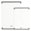 Online 141088.02 Bergen 2 pc 14" X 10" & 11" X 8" Cutting Board - White W/ Grey Border - cozylivehome.com | we sell a wide range of comfortable household items Housewares