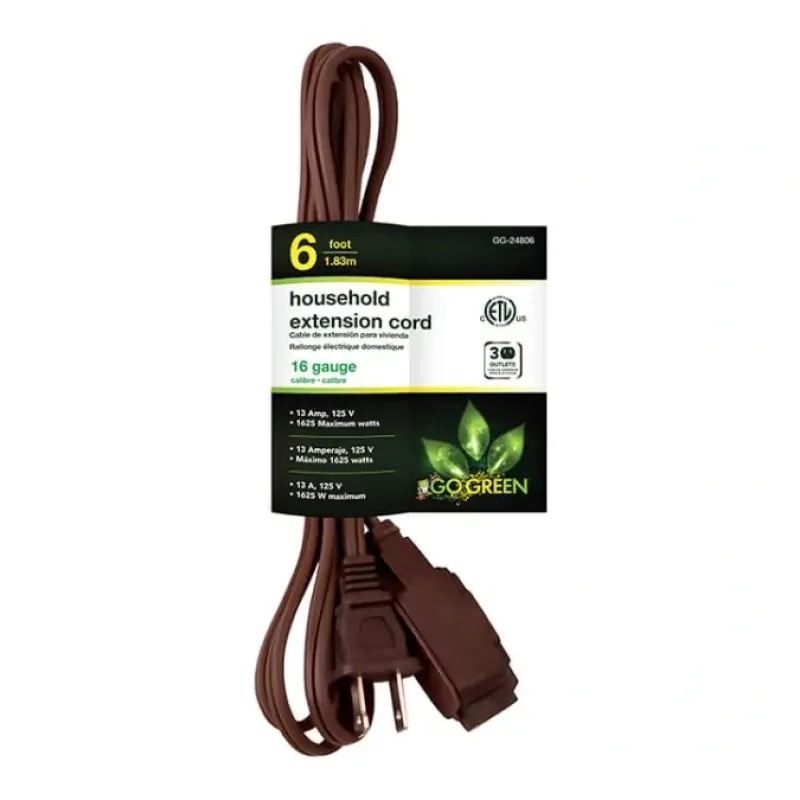 6' Brown Extension Cord - cozylivehome.com | we sell a wide range of comfortable household items^ Shop All