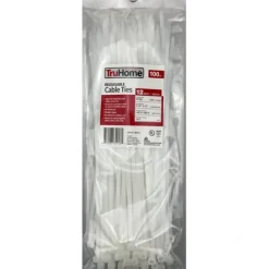 12" Cable Ties, Clear, Releasable, 100 Ct - cozylivehome.com | we sell a wide range of comfortable household items^ Shop All
