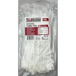 8" Cable Ties, Clear, Releasable, 100 Ct. - cozylivehome.com | we sell a wide range of comfortable household items^ Shop All