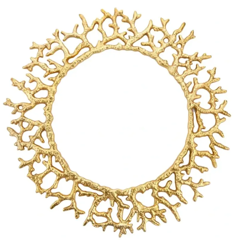 91422 CORAL CHARGER - GOLD - cozylivehome.com | we sell a wide range of comfortable household items^ Shop All