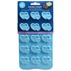 9005 DOUBLE HEARTS SILICONE CANDY MOLD - cozylivehome.com | we sell a wide range of comfortable household items^ Shop All