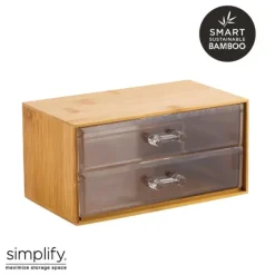 2 Drawer Bamboo Cosmetic Organizer - cozylivehome.com | we sell a wide range of comfortable household items^ Shop All