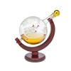 Clearance 49981 GLOBE DECANTER 850ml Gold Acct - cozylivehome.com | we sell a wide range of comfortable household items Giftware
