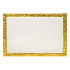 Best 96676 Gold/white 9x6 Tray - cozylivehome.com | we sell a wide range of comfortable household items Giftware