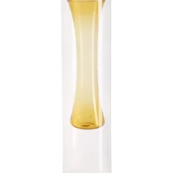 Online 31874 12in Clear And Light Amber Double Wall Glass Vase - cozylivehome.com | we sell a wide range of comfortable household items Giftware