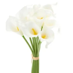 Shop 14 Inch Real Touch White Calla Lily Bundle (12 Stems) - cozylivehome.com | we sell a wide range of comfortable household items Giftware