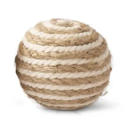 Discount 3.75 Inch Tan & Cream Seagrass Ball - cozylivehome.com | we sell a wide range of comfortable household items Giftware