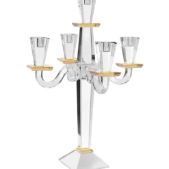 27408 JERU. 5 ARM CANDELABRA AMBER - cozylivehome.com | we sell a wide range of comfortable household items^ Shop All