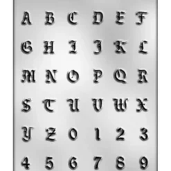 90-14269 Letters/Numbers Chocolate Mold - cozylivehome.com | we sell a wide range of comfortable household items^ Shop All