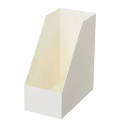 1270 Magazine Holder, Large, White 10.8x5.9x12.4 Inches - cozylivehome.com | we sell a wide range of comfortable household items^ Shop All
