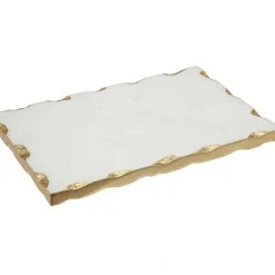 Online 61686 Marble Gold Shot Glass Tray 9X6 - cozylivehome.com | we sell a wide range of comfortable household items Giftware