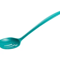 Fashion 12" Melamine Slotted Spoon Turquoise - cozylivehome.com | we sell a wide range of comfortable household items Housewares