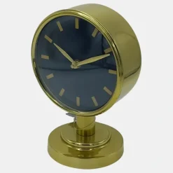 New 18111 Metal, 7" Standing Table Clock, Gold - cozylivehome.com | we sell a wide range of comfortable household items Giftware