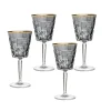 28039 MILANA - GOBLET SMOKE S/4 GLDR - cozylivehome.com | we sell a wide range of comfortable household items^ Shop All