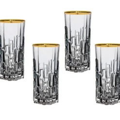 28043 MILANA - HB SMOKE S/4 GOLDRIM - cozylivehome.com | we sell a wide range of comfortable household items^ Shop All