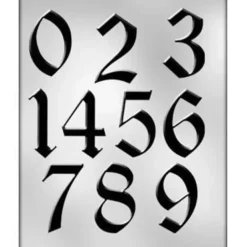 90-14277 Numbers 2" Chocolate Mold - cozylivehome.com | we sell a wide range of comfortable household items^ Shop All