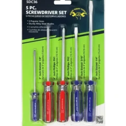 5 pc. SCREWDRIVER SET COMMON SIZES - cozylivehome.com | we sell a wide range of comfortable household items^ Shop All