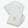 14 PK White and Gold Guest Paper Napkins -S - cozylivehome.com | we sell a wide range of comfortable household items^ Shop All