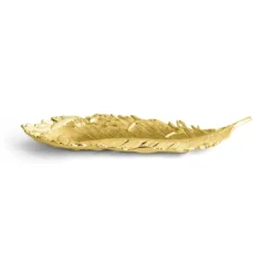 Hot 133320 PLUME TRAY GOLDTONE - cozylivehome.com | we sell a wide range of comfortable household items Giftware