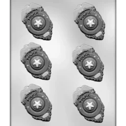 90-14691 Police Badge 3" Chocolate Mold - cozylivehome.com | we sell a wide range of comfortable household items^ Shop All