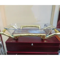 Cheap 3 Qt Bamboo Gold Baker Holder - cozylivehome.com | we sell a wide range of comfortable household items Serveware