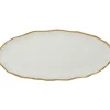 Flash Sale 20497 Regency Gold Oval Fish Platter 19.5in X 8.5in - cozylivehome.com | we sell a wide range of comfortable household items Giftware