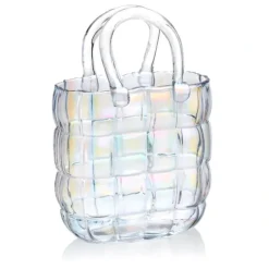 Cheap 27227 RUNWAY BAG VASE CLR IRIDESCENT - cozylivehome.com | we sell a wide range of comfortable household items Giftware