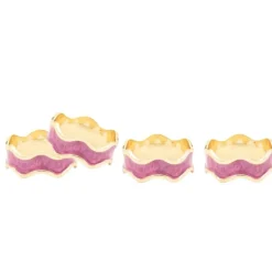 95550 S/4 PINK SWIRL NAPKIN RINGS - cozylivehome.com | we sell a wide range of comfortable household items^ Shop All
