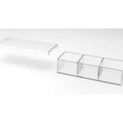 New 3 Sectional High With Clear Cover Acrylic - cozylivehome.com | we sell a wide range of comfortable household items Giftware