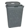 Flash Sale 1664 Slim Plastic Laundry Hamper ,Grey - cozylivehome.com | we sell a wide range of comfortable household items Housewares
