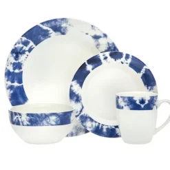 70393 TIE DYE BLUE 16 PC SET - cozylivehome.com | we sell a wide range of comfortable household items^ Shop All