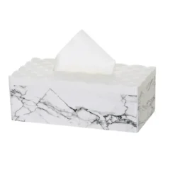 Outlet 1235 Tissue Box white Marble Printing 10 x 5.1 x 3.6 inches - cozylivehome.com | we sell a wide range of comfortable household items Giftware