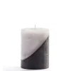 Hot 097108 Two-Tone Candle, Black and Grey - cozylivehome.com | we sell a wide range of comfortable household items Giftware