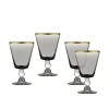 28928 VITOLO GOBLET SMOKE/GOLD S/4 - cozylivehome.com | we sell a wide range of comfortable household items^ Shop All