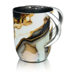 50885 WASHCUP ABSTRACT BLACK/GOLD - cozylivehome.com | we sell a wide range of comfortable household items^ Shop All