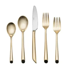 5213011 Wave Matt Gold Service For 4 - cozylivehome.com | we sell a wide range of comfortable household items^ Shop All