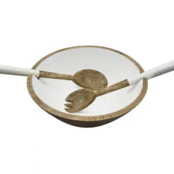Sale 50673 WHT DECAL 12IN BOWL W/ SERVERS - cozylivehome.com | we sell a wide range of comfortable household items Giftware