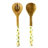 Flash Sale 11904 Wood Salad Serve Set W Decal - cozylivehome.com | we sell a wide range of comfortable household items Giftware