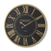 15638A 20 INCH BLACK AND GOLD ROUND EUROPEAN WALL CLOCK - cozylivehome.com | we sell a wide range of comfortable household items^ Shop All